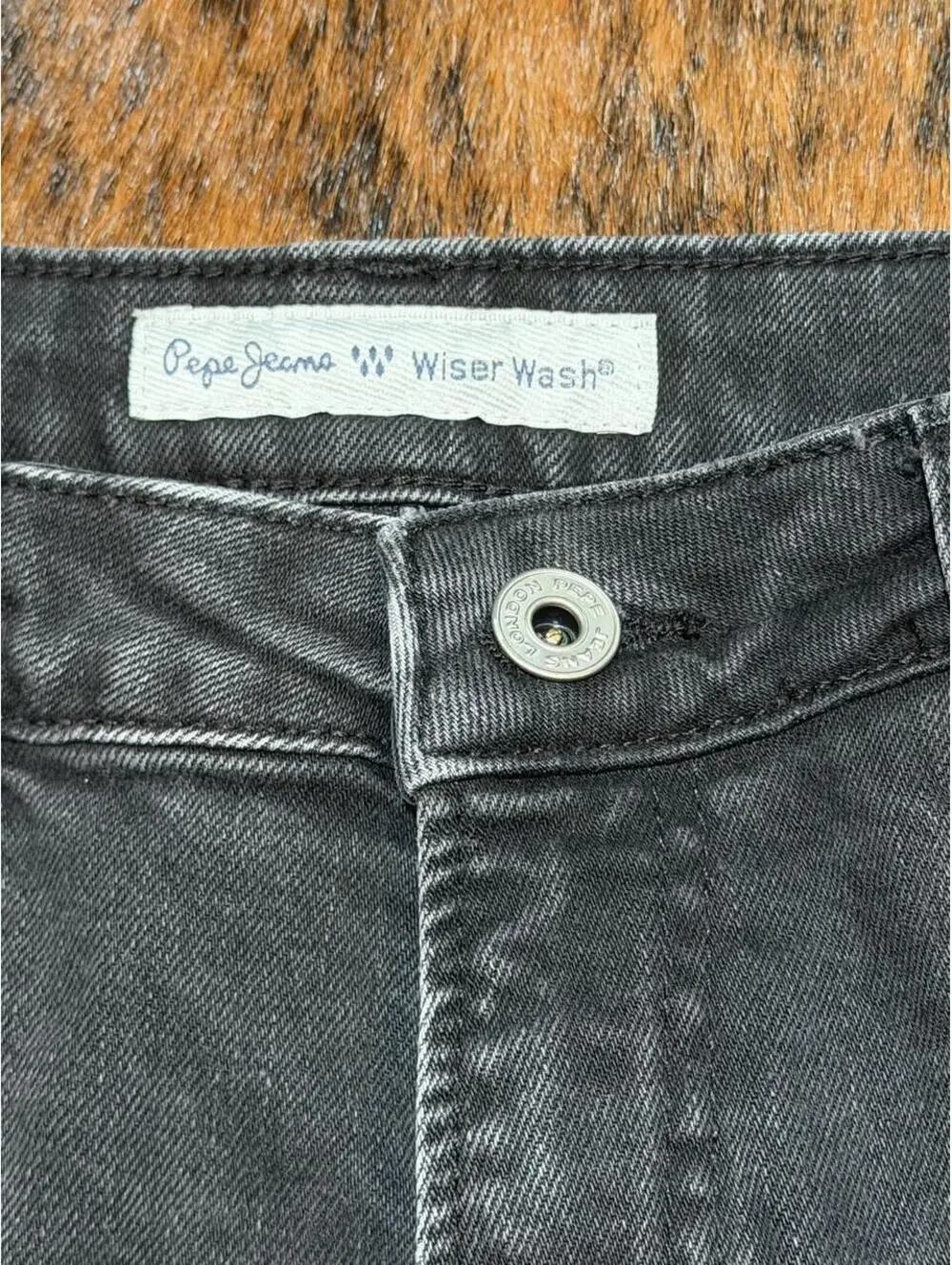 Pepe Jeans Women's Black Jeans Willa Flare high rise size 29x32